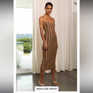 Misha Zoe Dress in Carribou